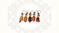 Figure Bell Keychain