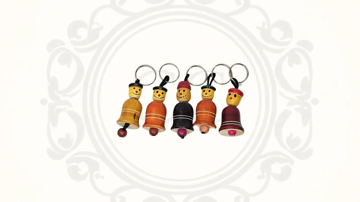 Figure Bell Keychain
