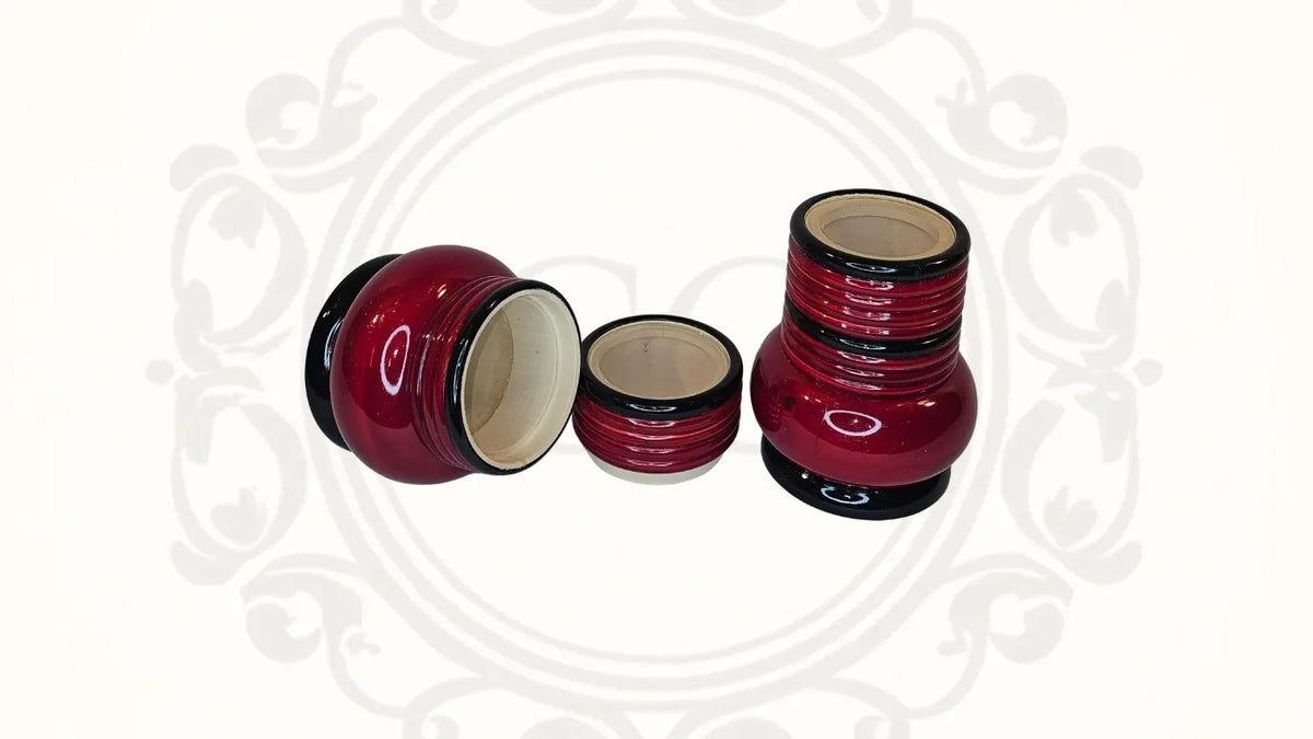 Wooden Container With Glass Lid