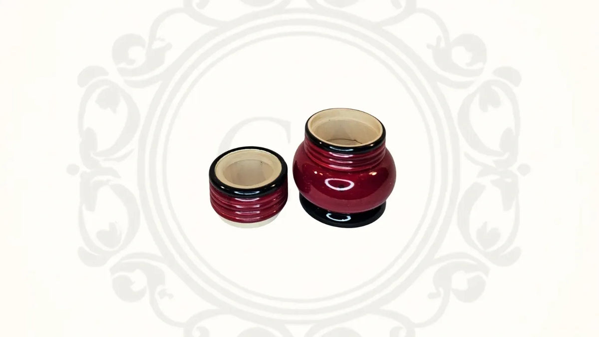 Wooden Container With Glass Lid