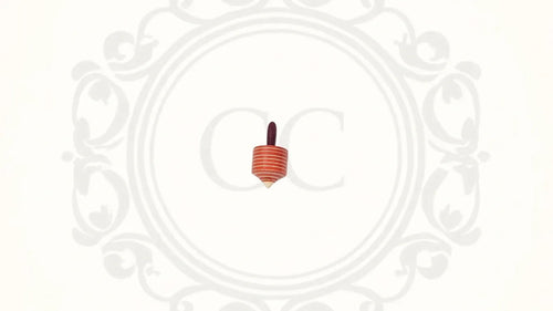 Cylindrical Wooden Spin Tops