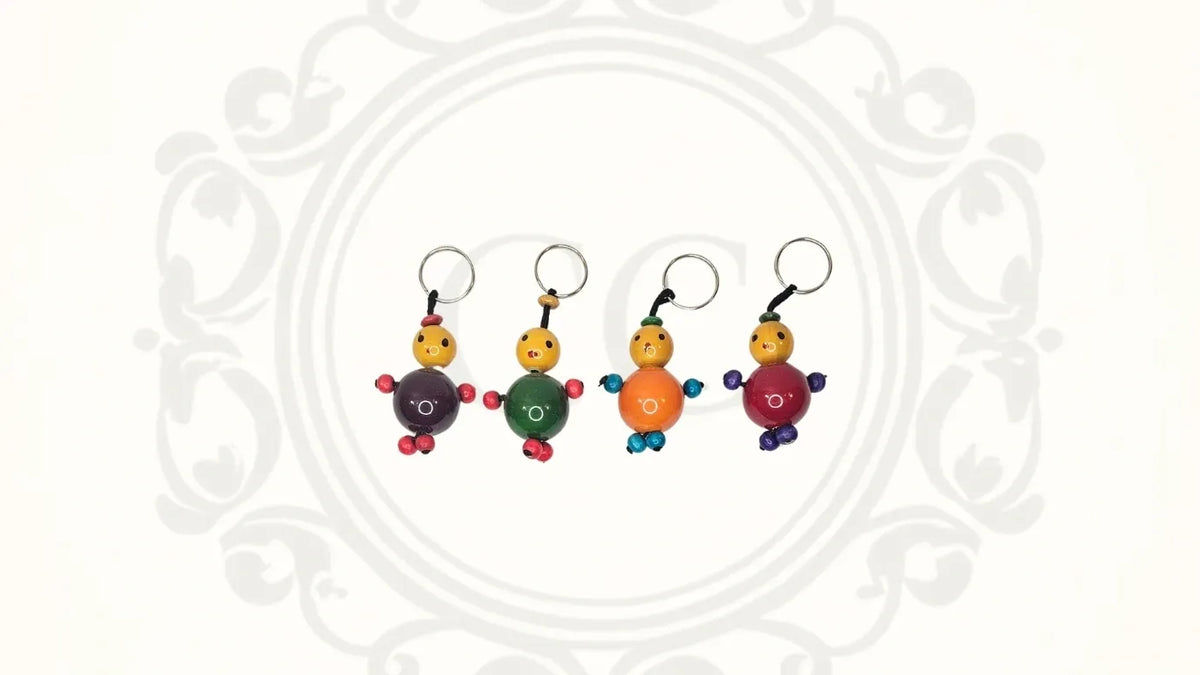 Figure Wooden key Chains