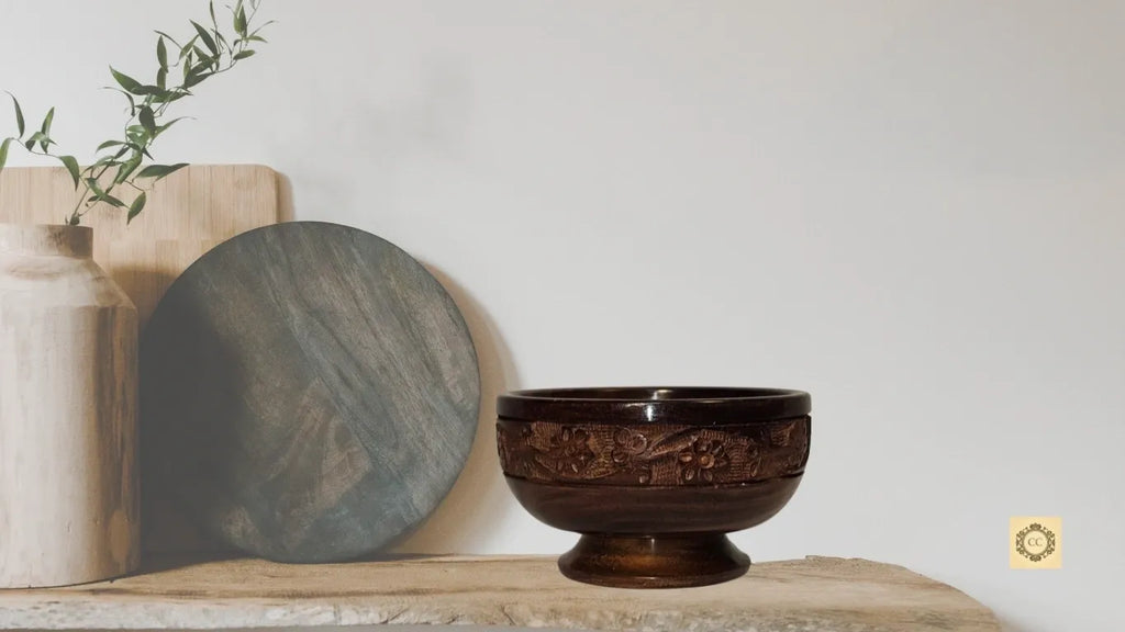 Wooden Hand Carved Bowl