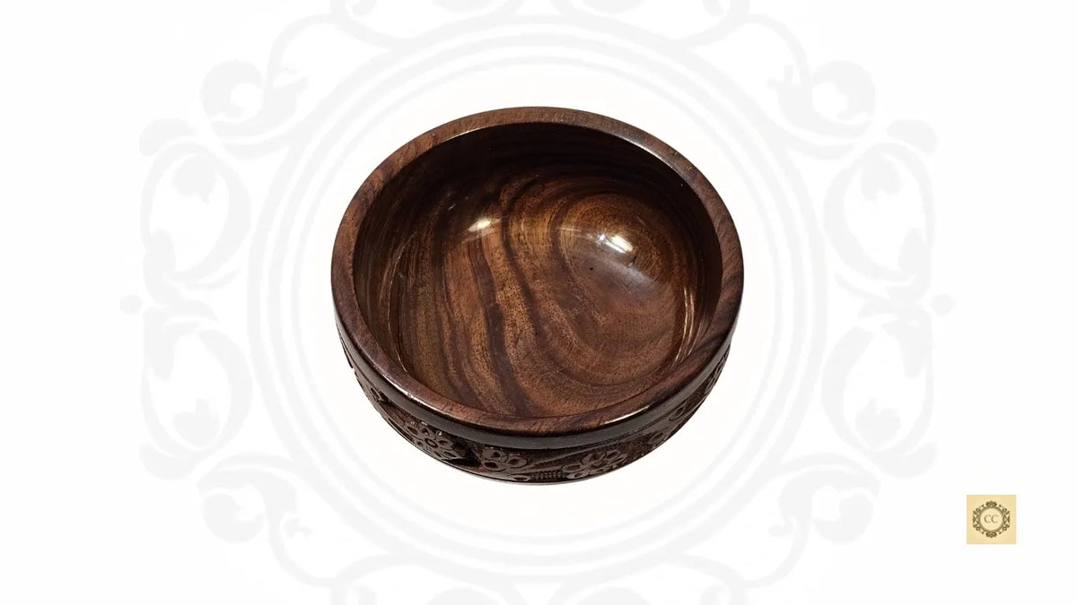 Wooden Hand Carved Bowl