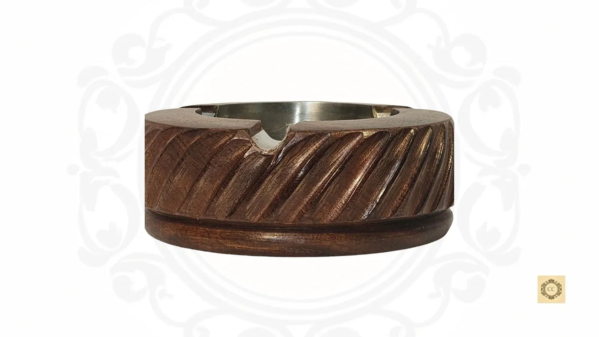 Wooden Hand Carved Ash Tray
