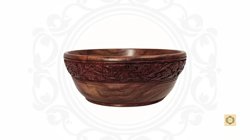 Wooden Hand -carved Bowl