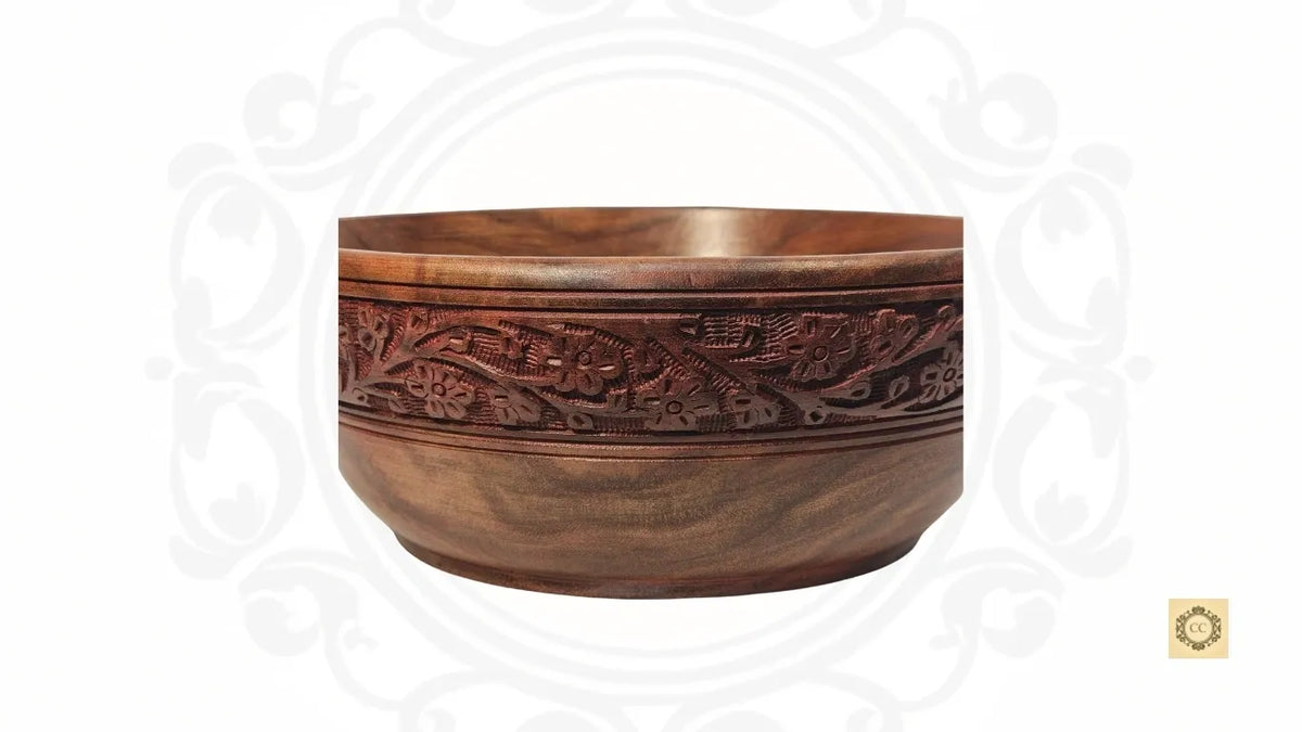 Wooden Hand -carved Bowl