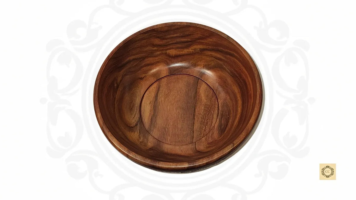 Wooden Hand -carved Bowl