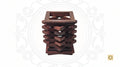 Wooden Zig Zag Pen/ Brush Stand