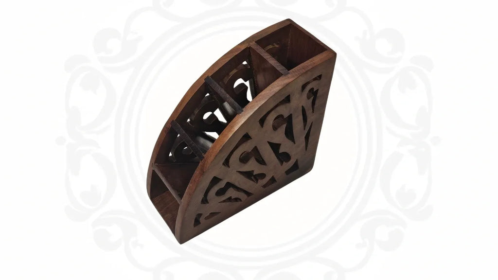 Wooden Hand-carved Remote Stand