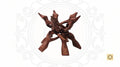 Wooden Hand-carved Cobra Bowl Stand