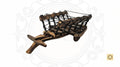 Wooden Bottle Cart Stand