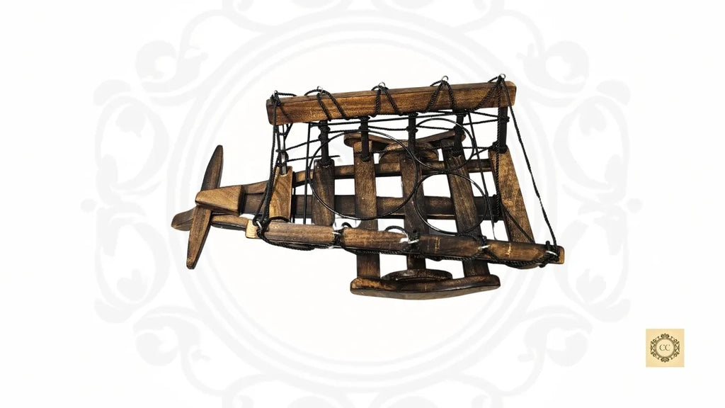Wooden Bottle Cart Stand