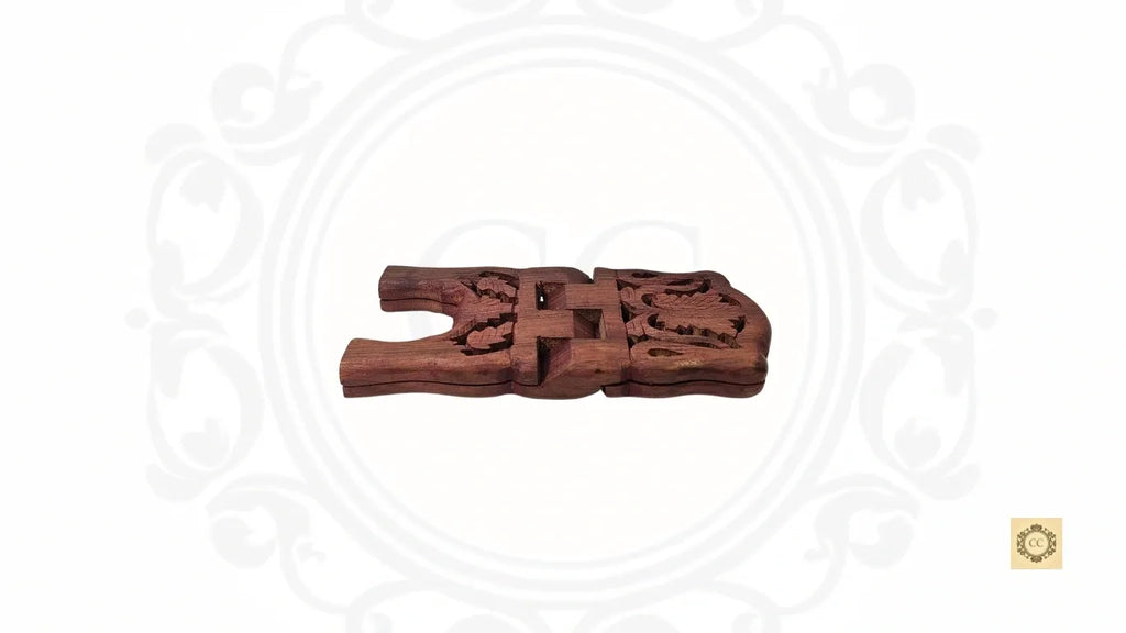 Wooden Hand Carved Rehal/Book Stand