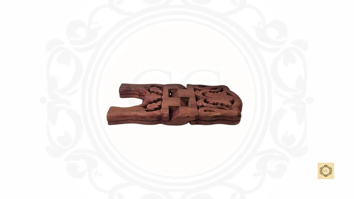 Wooden Hand Carved Rehal/Book Stand