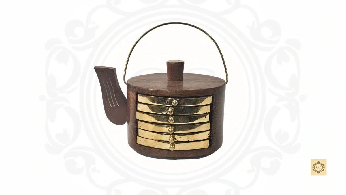 Kettle Wooden Coaster Set