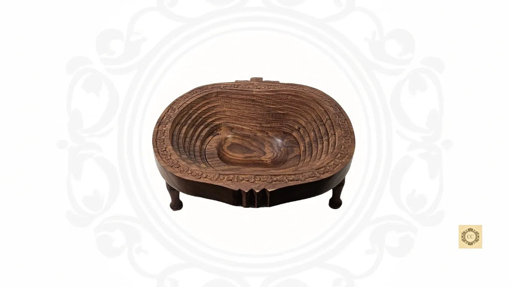 Wooden Pomegranate Folding Basket