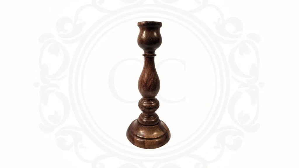 Wooden Hand Made Candle Stand