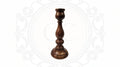 Wooden Hand Made Candle Stand