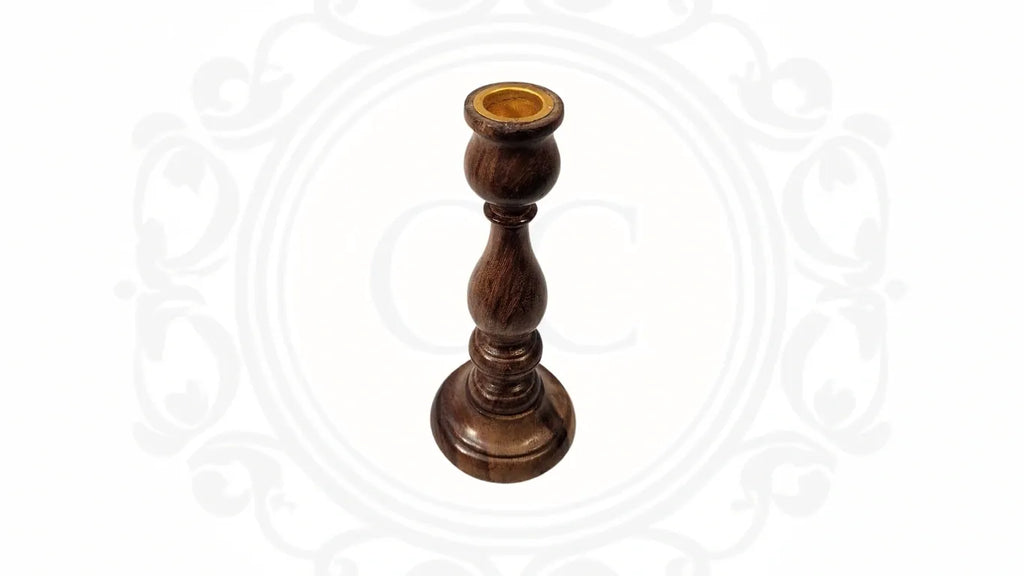 Wooden Hand Made Candle Stand