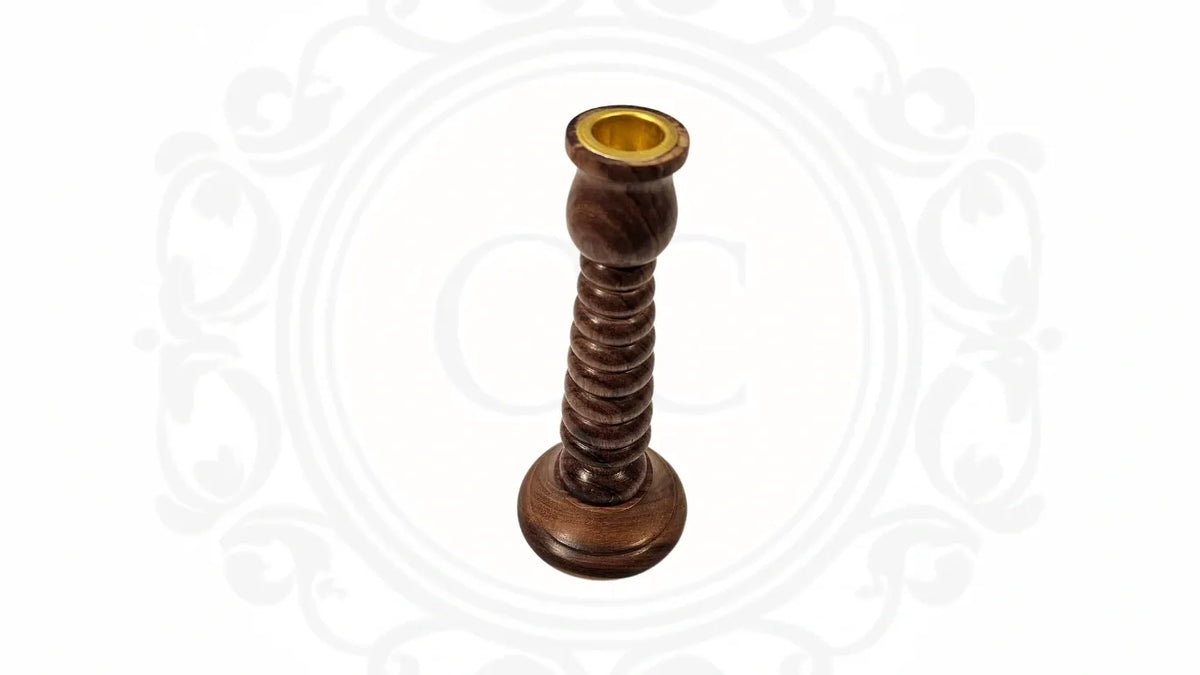 Wooden Hand Made Candle Stand
