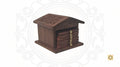 Hut Wooden Coaster Set