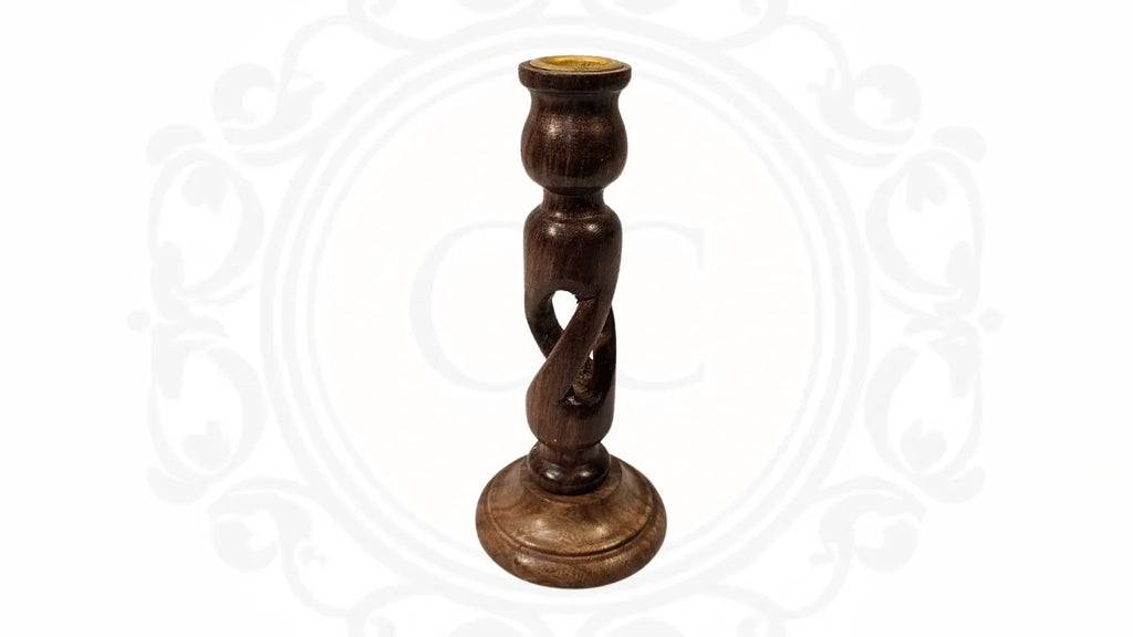 Wooden Hand Made Candle Stand