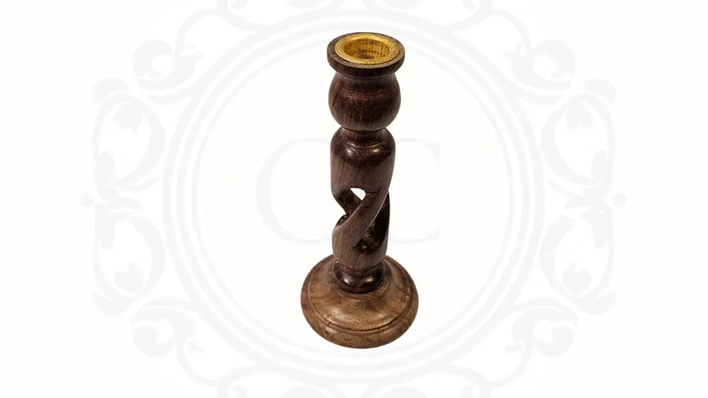 Wooden Hand Made Candle Stand
