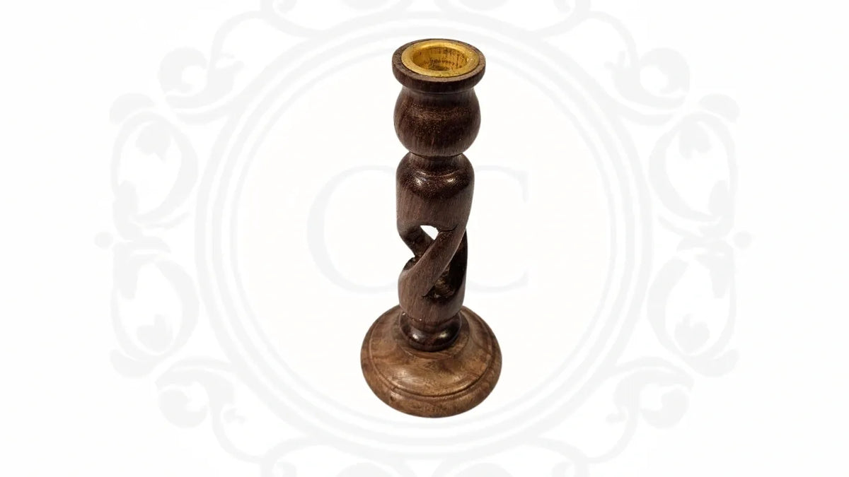 Wooden Hand Made Candle Stand