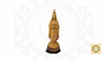 Mother Mary Hand Carved Wooden Statue/Sculpture