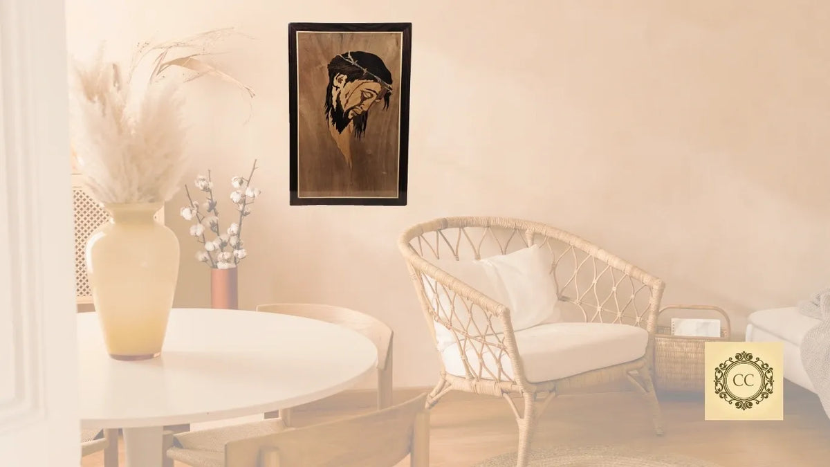 Wall Panel with Wooden Art 2