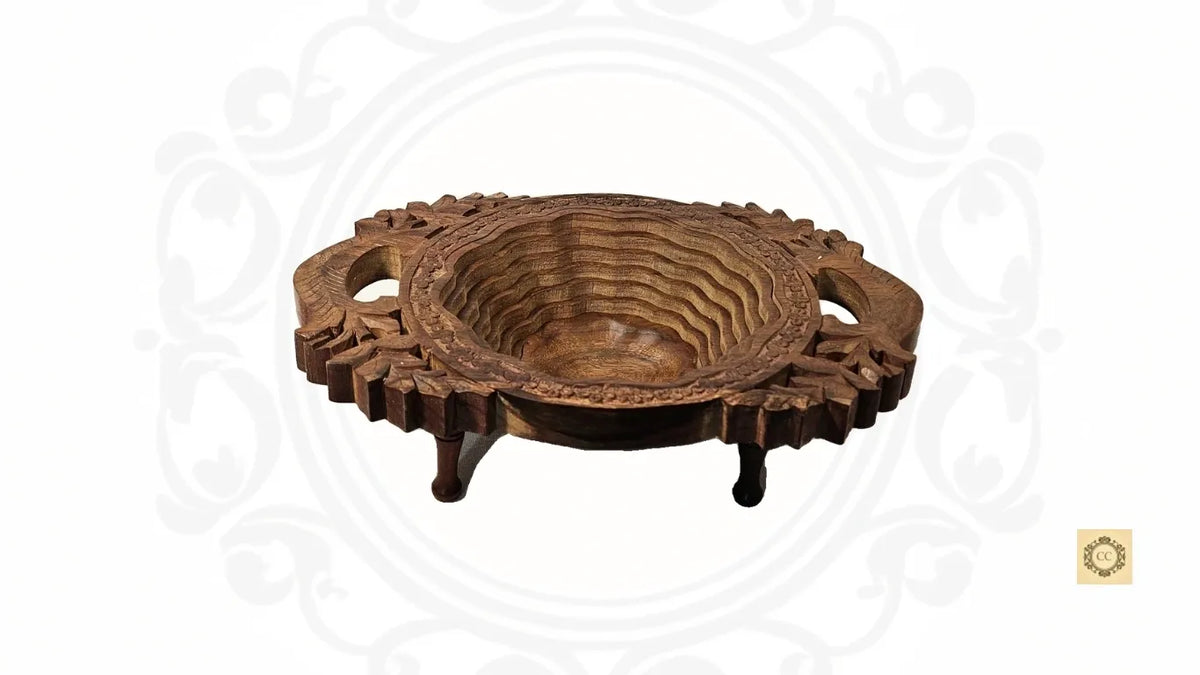 Wooden Foldable Heavy Fruit Basket