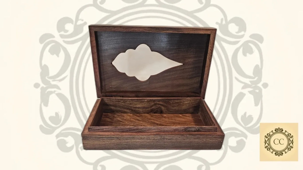 Hand Crafted Wooden Tissue Box