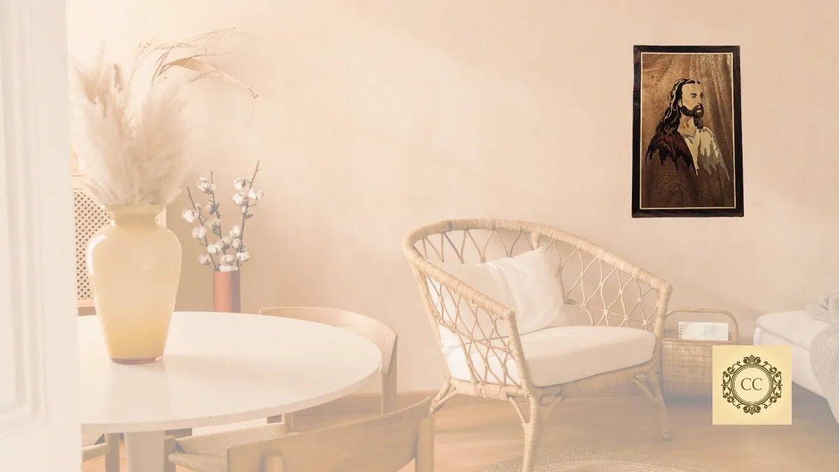 Wall panel with Wooden Art 5
