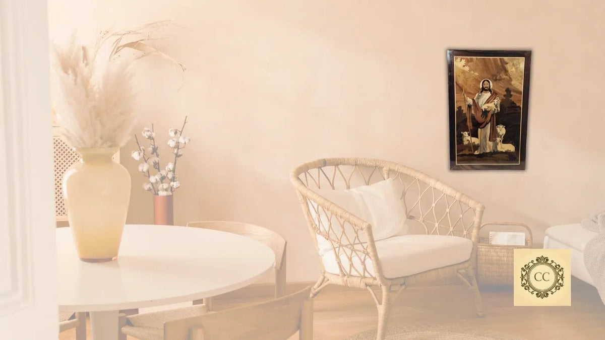 Wall panel with Wooden Art 4