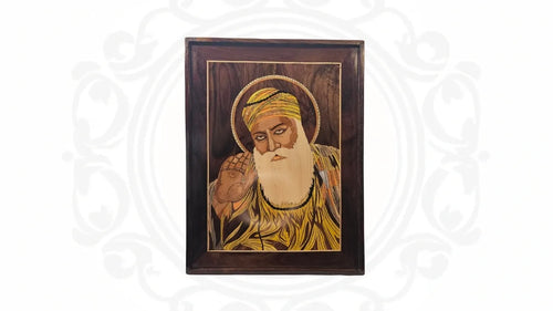 Guru Nanak Dev Ji Wooden Wall Art 1