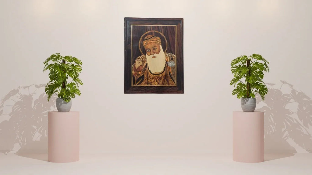 Guru Nanak Dev Ji Wooden Wall Art 2