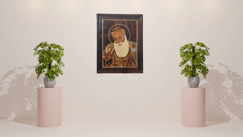 Guru Nanak Dev Ji Wooden Wall Art 2