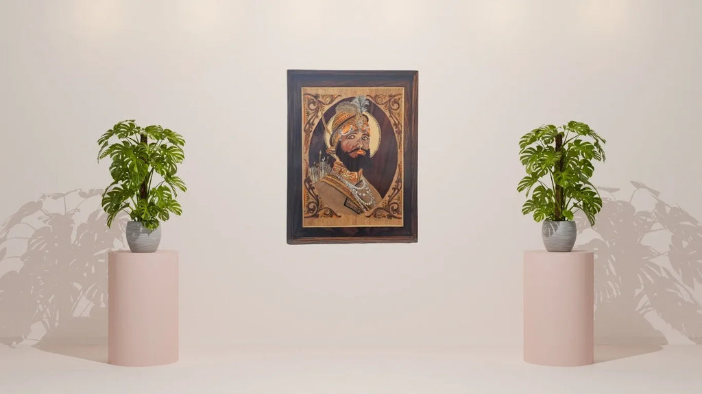 Guru Gobind Singh Ji Wooden Wall Art 2
