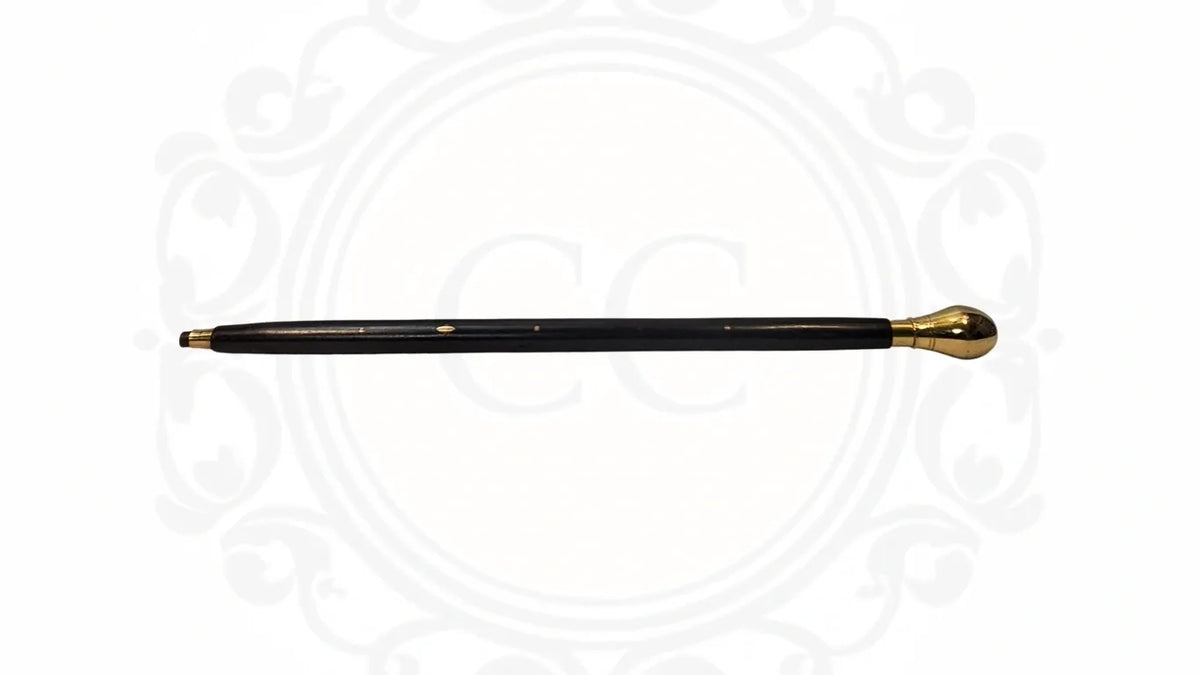 Wooden Brass Inlaid Wooden Rule Stick