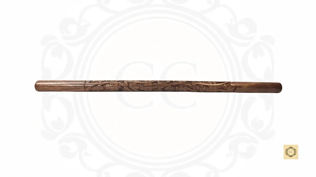 Wooden Hand Carved Rule Stick
