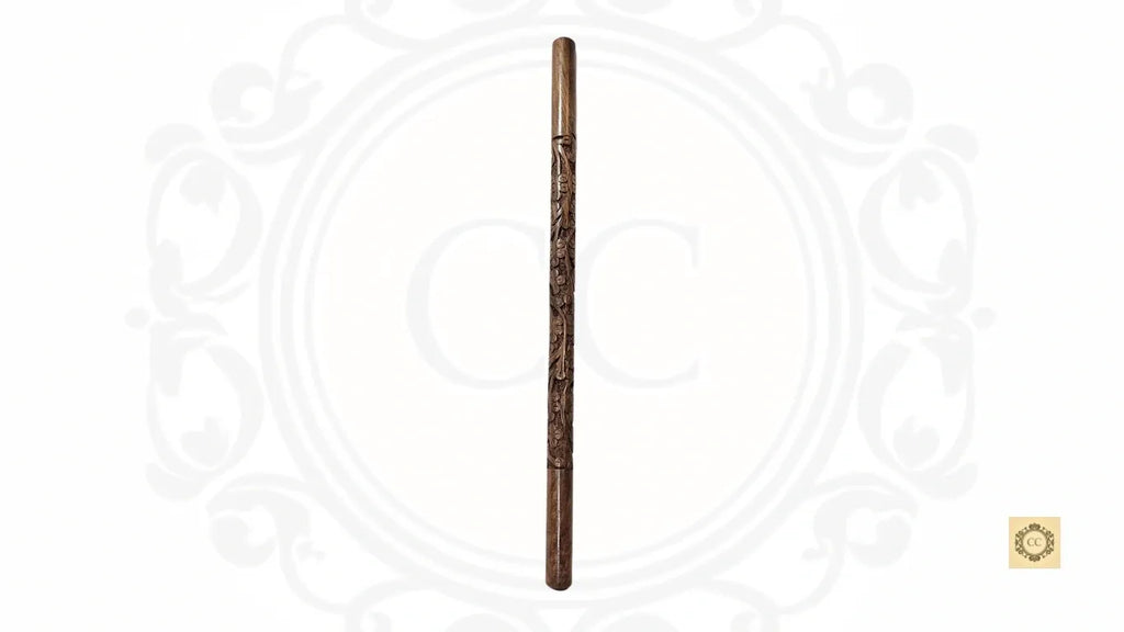 Wooden Hand Carved Rule Stick
