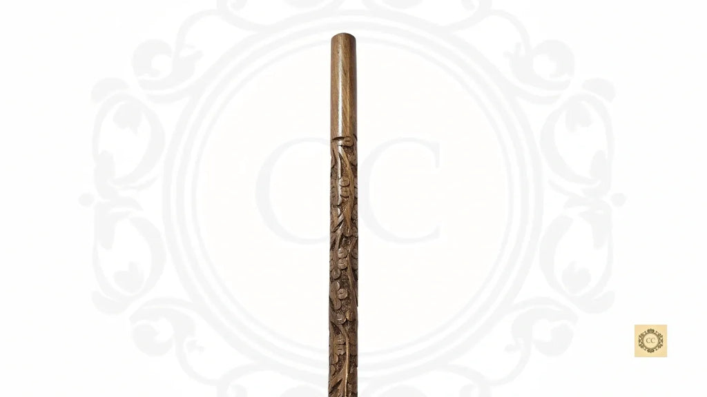 Wooden Hand Carved Rule Stick