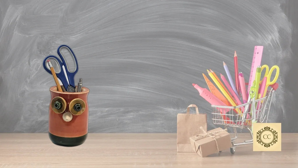 Wooden Pencil/Pen Stand Organizer