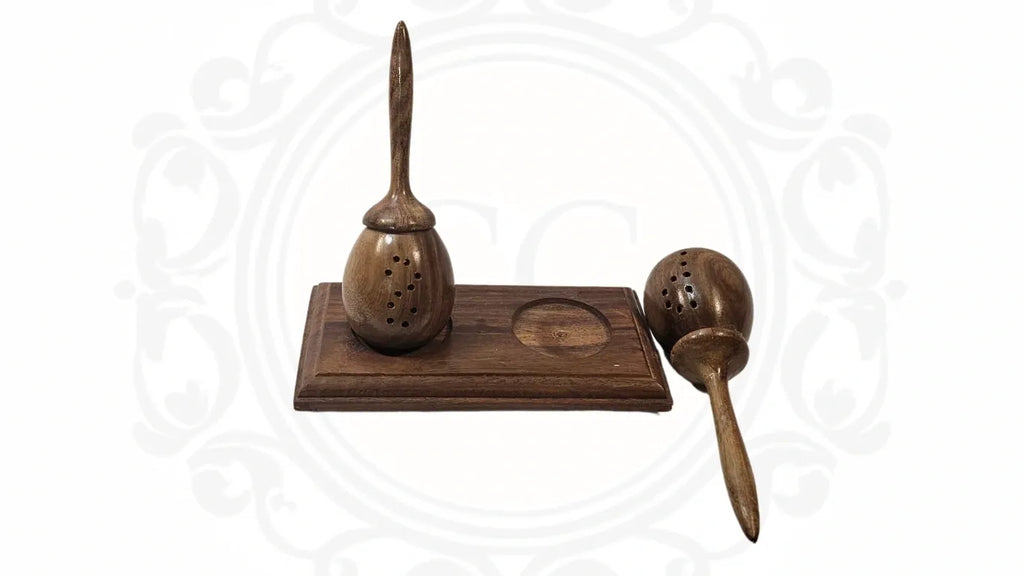 Wooden Salt Pepper Dispenser