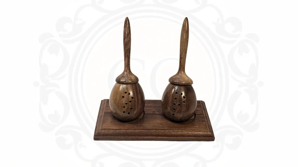 Wooden Salt Pepper Dispenser