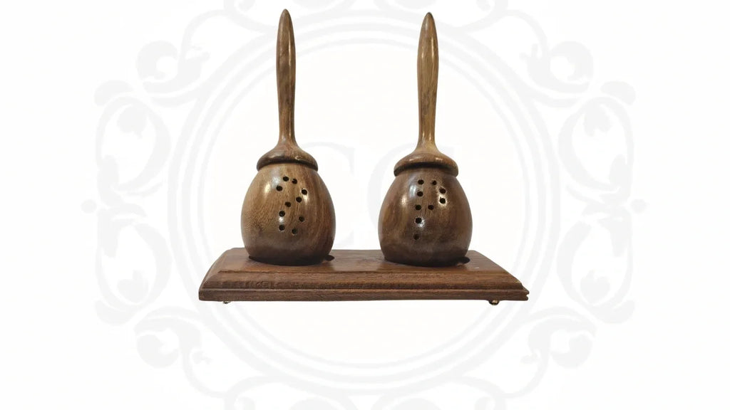 Wooden Salt Pepper Dispenser