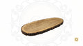Wooden Platter Bark With Melamine Coat (Papaya Shape)